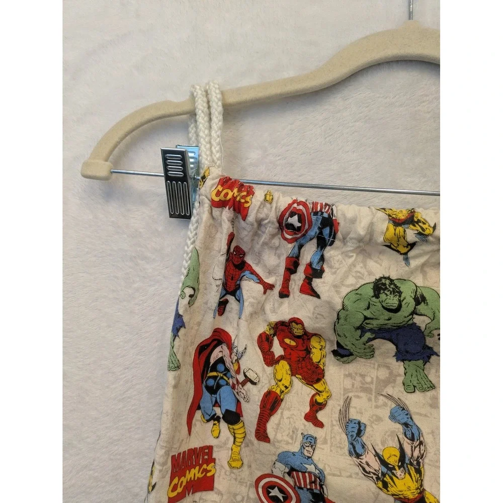 Marvel Comics Superhero Drawstring‎ Bag Kids Adults